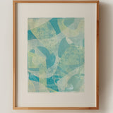 "Seaglass", Original 11x14" Monoprint