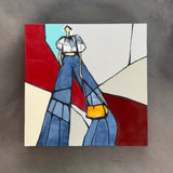 "Abby", Original 16x16" Artwork