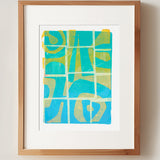 "Citrus Grid", Original Artwork