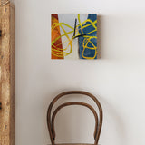 "Tangled Up In Blue", Original Collage