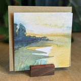 "Golden Hour", Blank Note Card