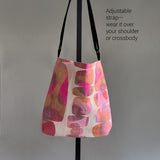 “Tickled Pink”, Crossbody Tote